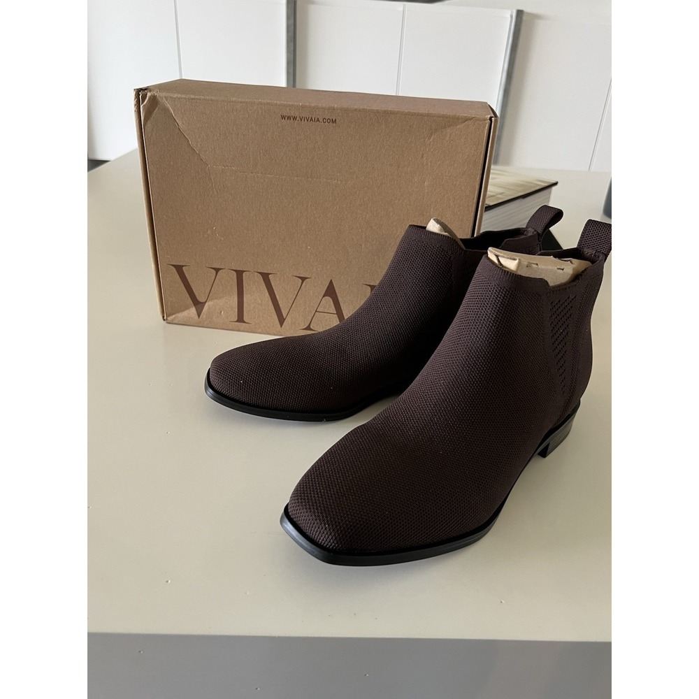 Vivaia Ryan Slip On Wtr RPT Elegant Casual Chelsea Boot Comfort DK Chocolate 8